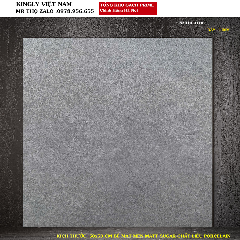 Gạch lát sân vân xi măng Prime 50x50 83010 Loại 1